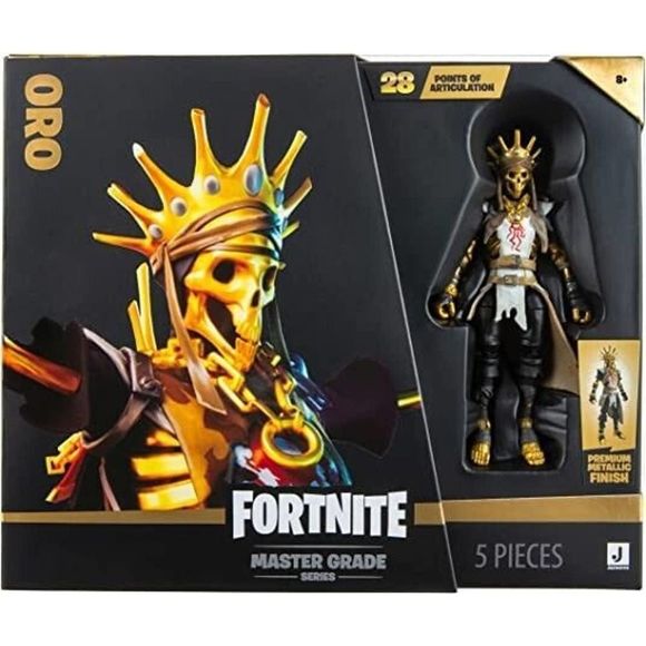 NEW 2022 Fortnite Master Grade Series 01 ORO #197 Jazwares 4" NIB Action Figure - Picture 1 of 3